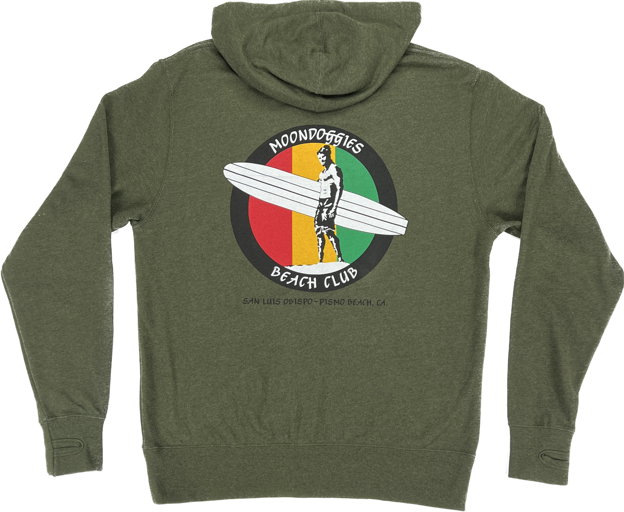 Rasta Zip Hoodie | Moondoggies Beach Club